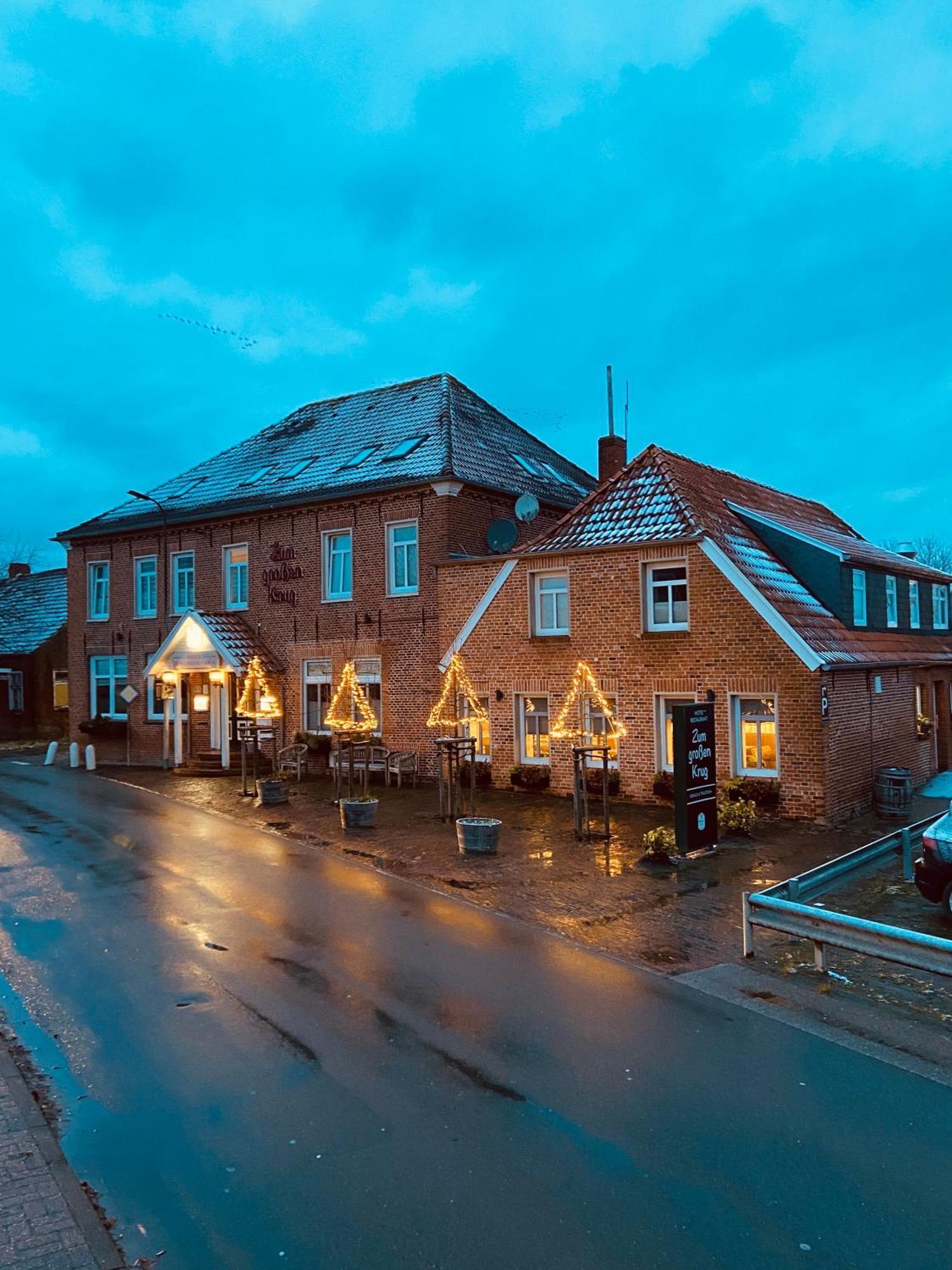 Hotel Zum Grossen Krug Wirdum Bagian luar foto